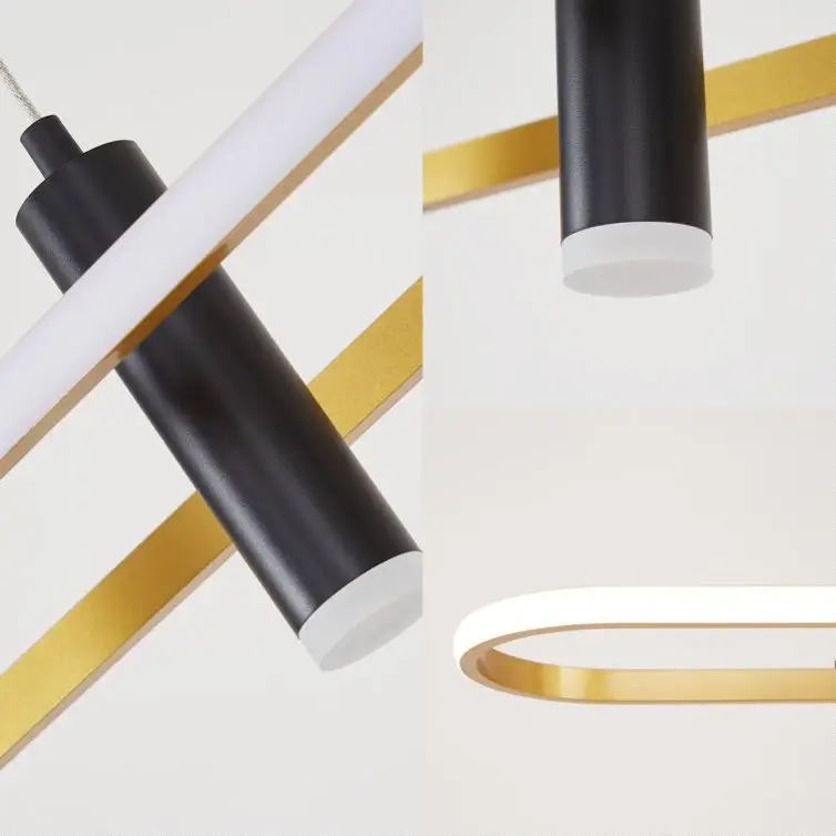 Javeriah 4 - Light Black Gold Dimmable