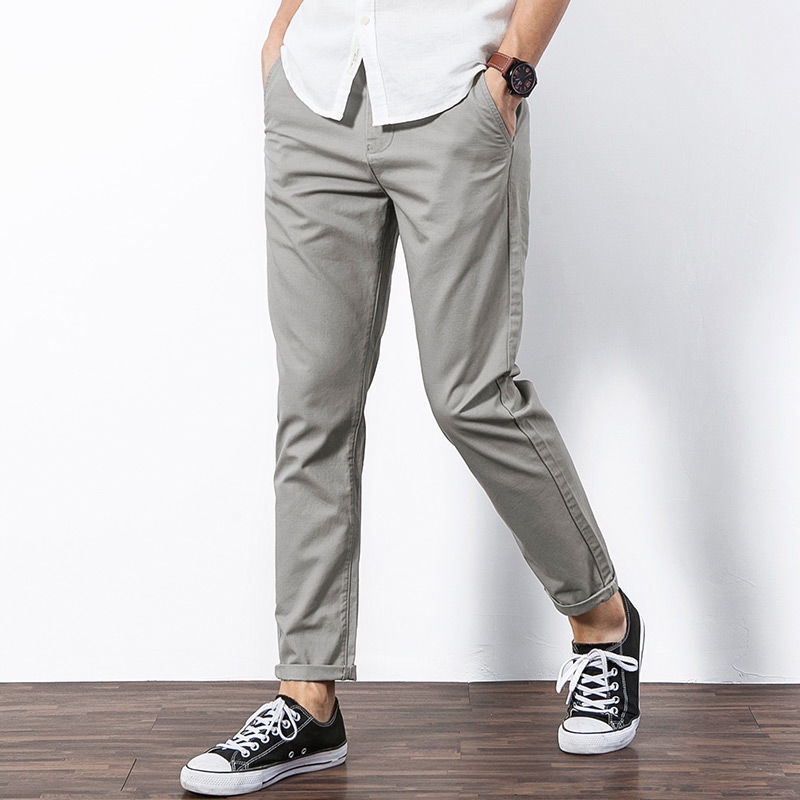 Title 9, Heren Casual Broek Recht Keramiek Geborsteld St...