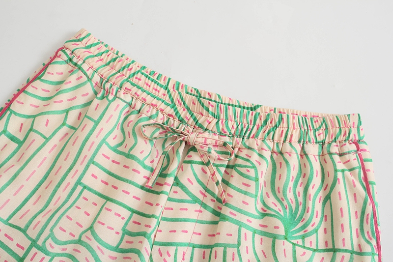 Title 2, Dames zomer pyjama met flared broek, ideaal voo...