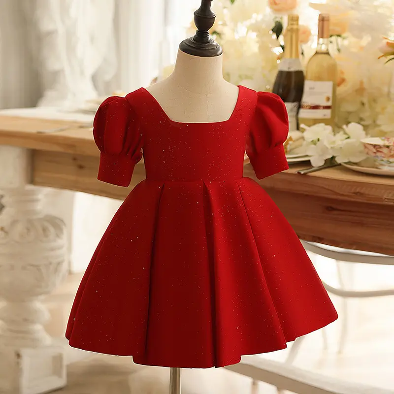 Girls' Piano Performance Dress Huatong Pengpeng Princess