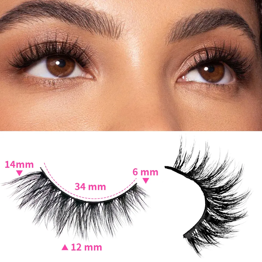 3D False Eyelashes Are Multi-layered, Realistic, Soft