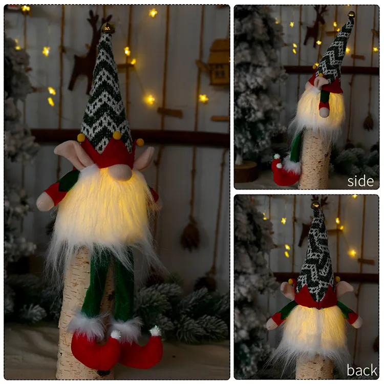 Rudolph Doll With Christmas Elf With Lights – image 3