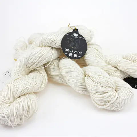 Spring Summer Fine Hand-knitted Primary Color Silk and Cotton
