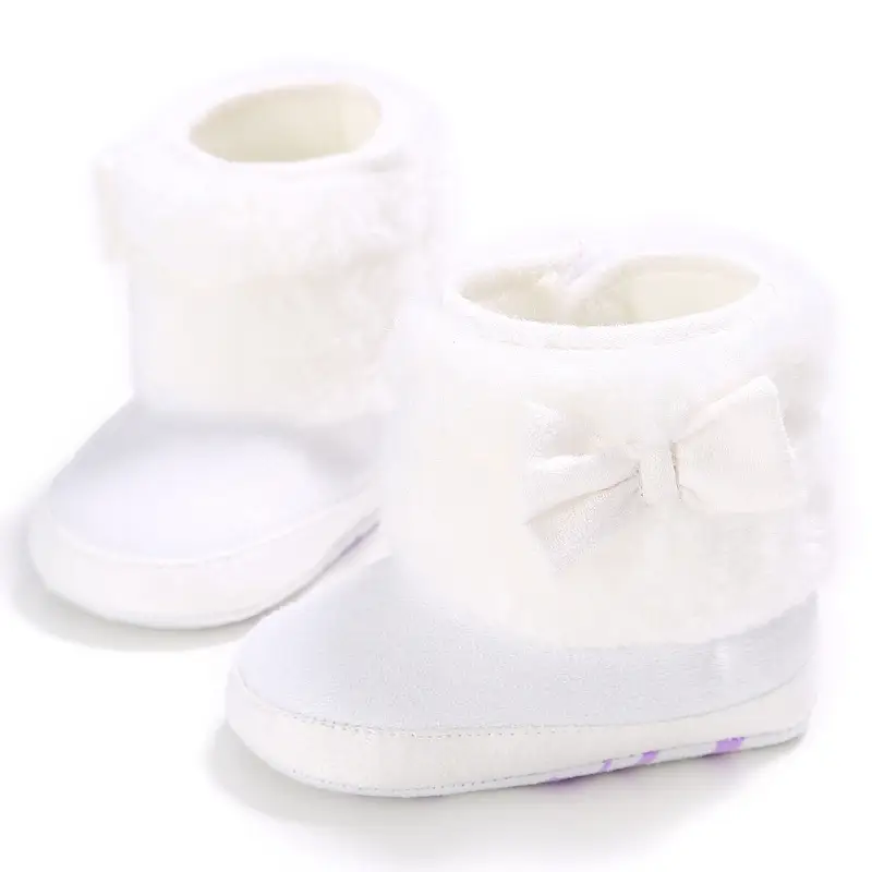 Baby Girl Soft Bottom Snow Plus Velvet Thermal Toddler Shoes