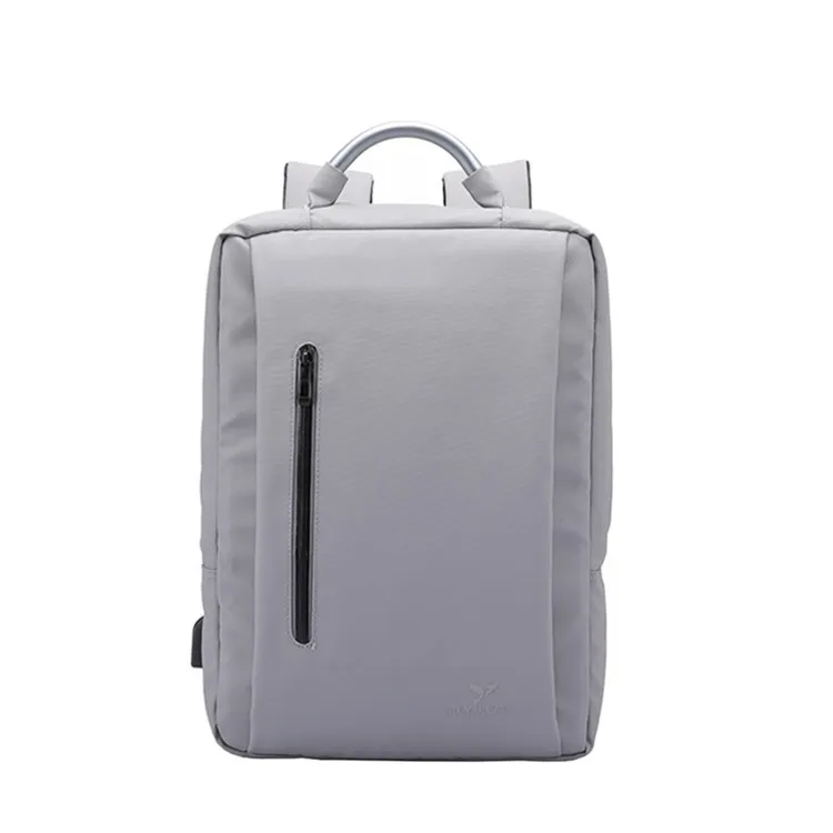 Microfiber Material Business Handbag Multifunctional - Grey