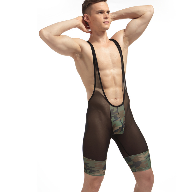 Men's Mesh Swimsuit One Piece Costume - Image 5