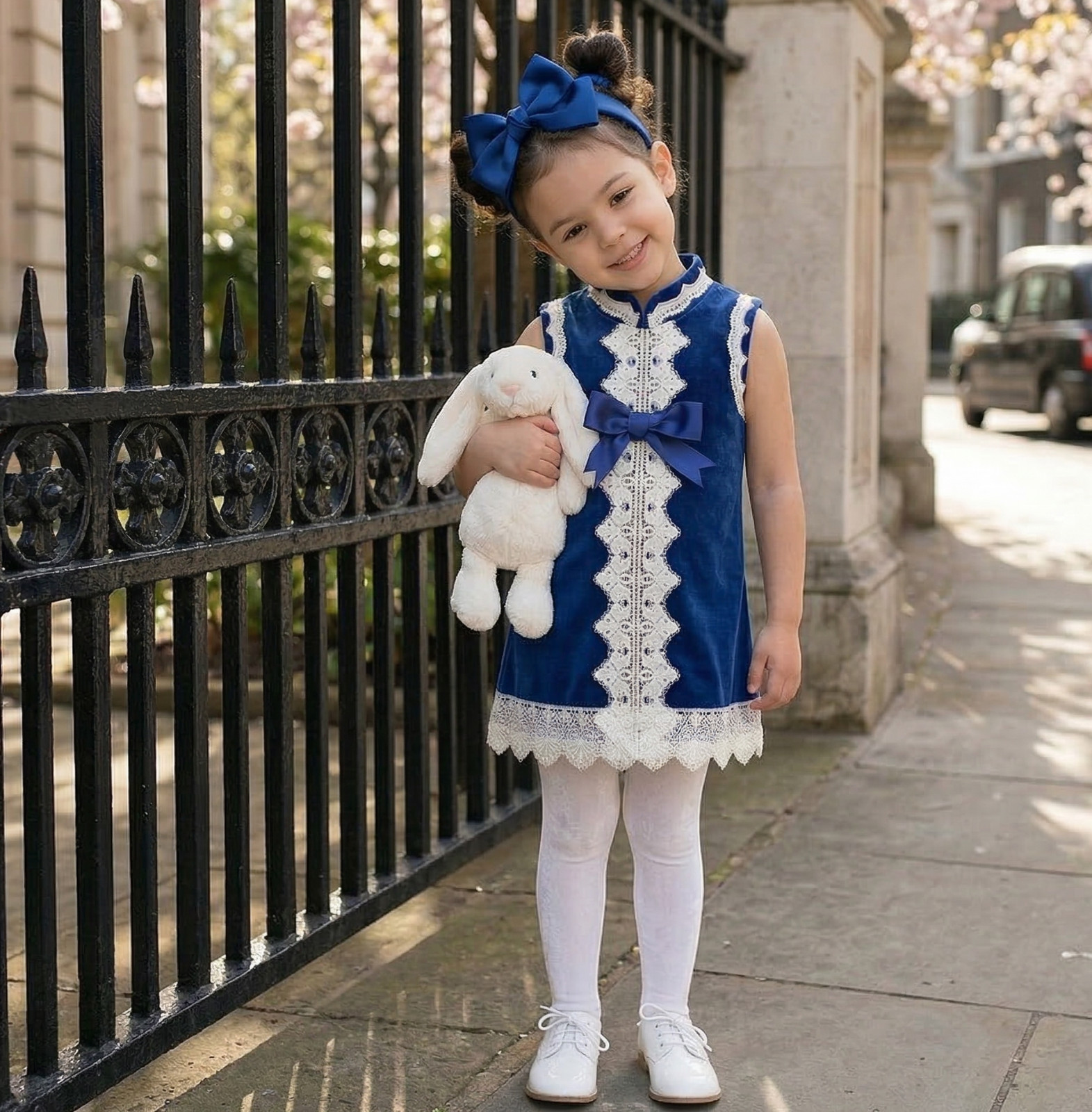 Girls Wool Blend Sleeveless Party Dress A-Line Princess 3-7Y — image 8