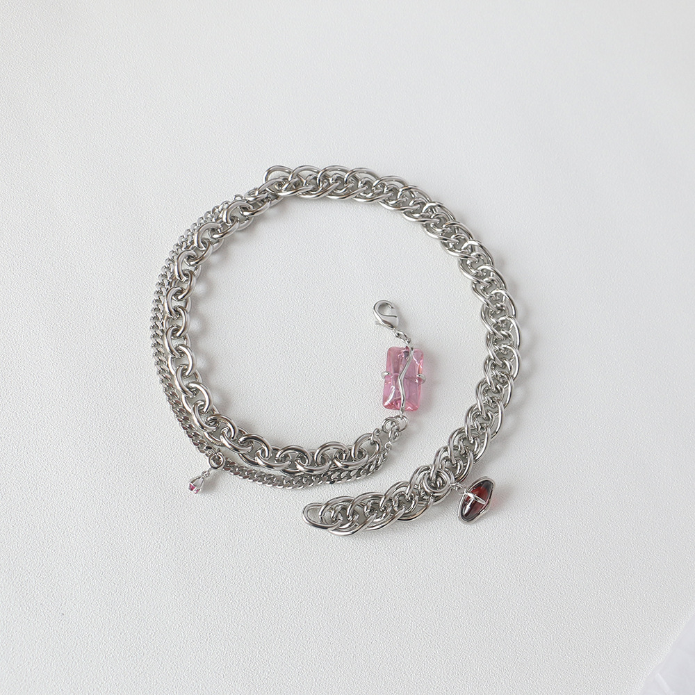 Опаловое дизайнерское регулируемое и сменное колье