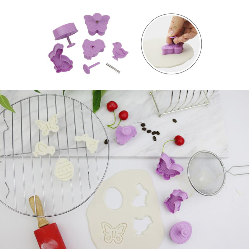 Title 6, Easter Cookie Mold Set Cutting Mold Fondant Mold