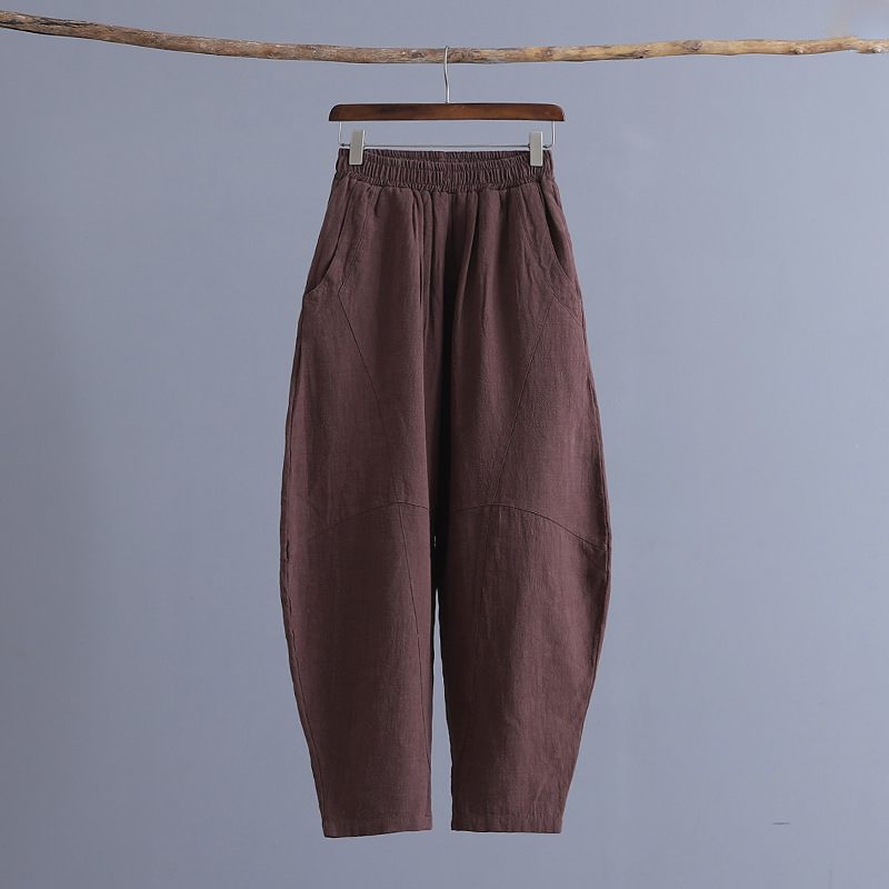 Articulated Women's Solid Zen Meditation Pants
