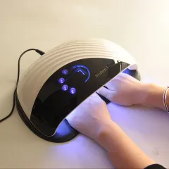 Home Simple LED Nail Light Therapy Machine - White - View 1