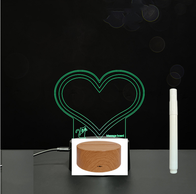 3D Acrylic Board Handwriting Message Board LED Light - Image 64