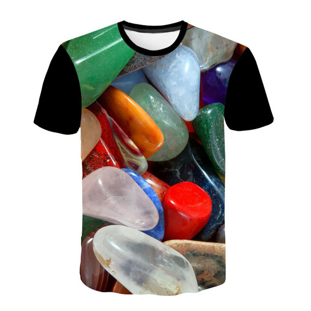 Title 4, Heren T-shirt met 3D Wanli Snow Mountain print,...