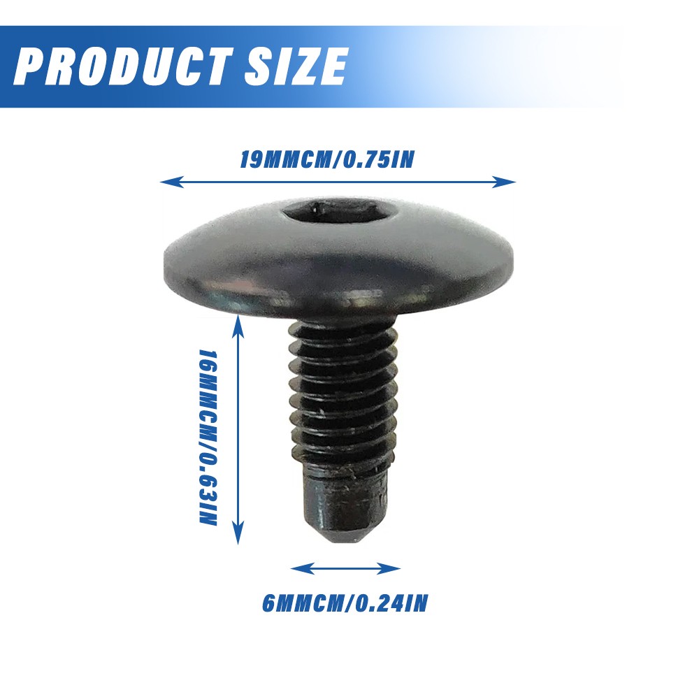 15x Blanking Screw Bolts for Roof Rack Holes Vauxhall Vivaro Renault Trafic — image 7