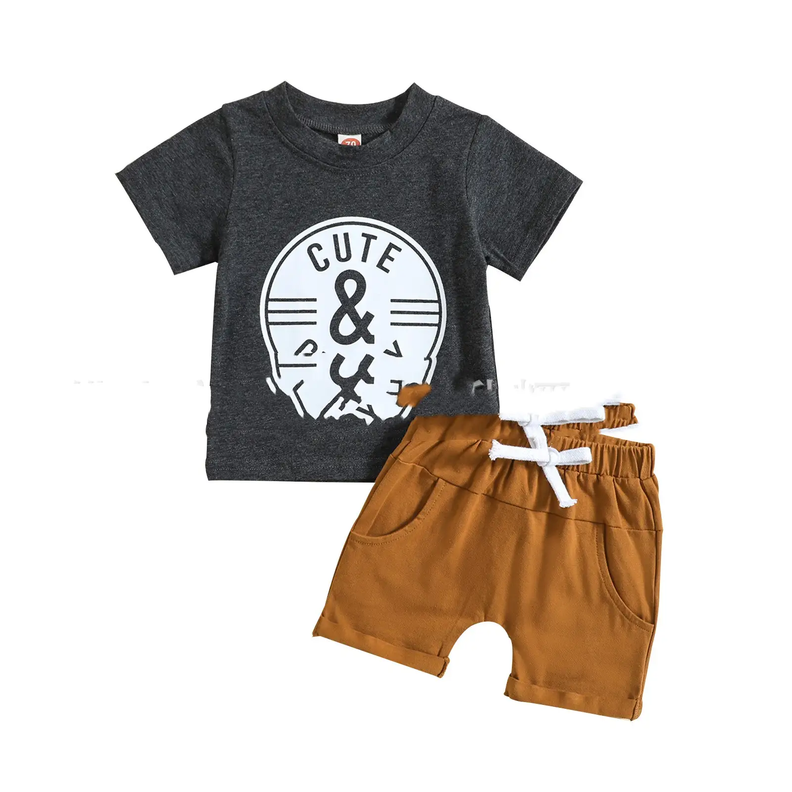 Dark Gray Letter Set Boy