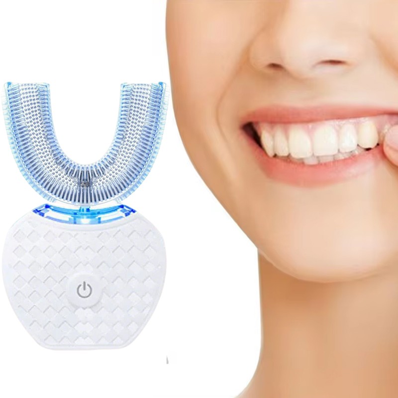 360 U-Shaped Electric Toothbrush With Automatic Blue Light For Adults — image 4