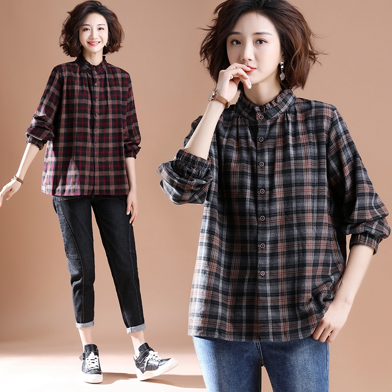 Literary Retro Autumn Plus Size Women's Clothing