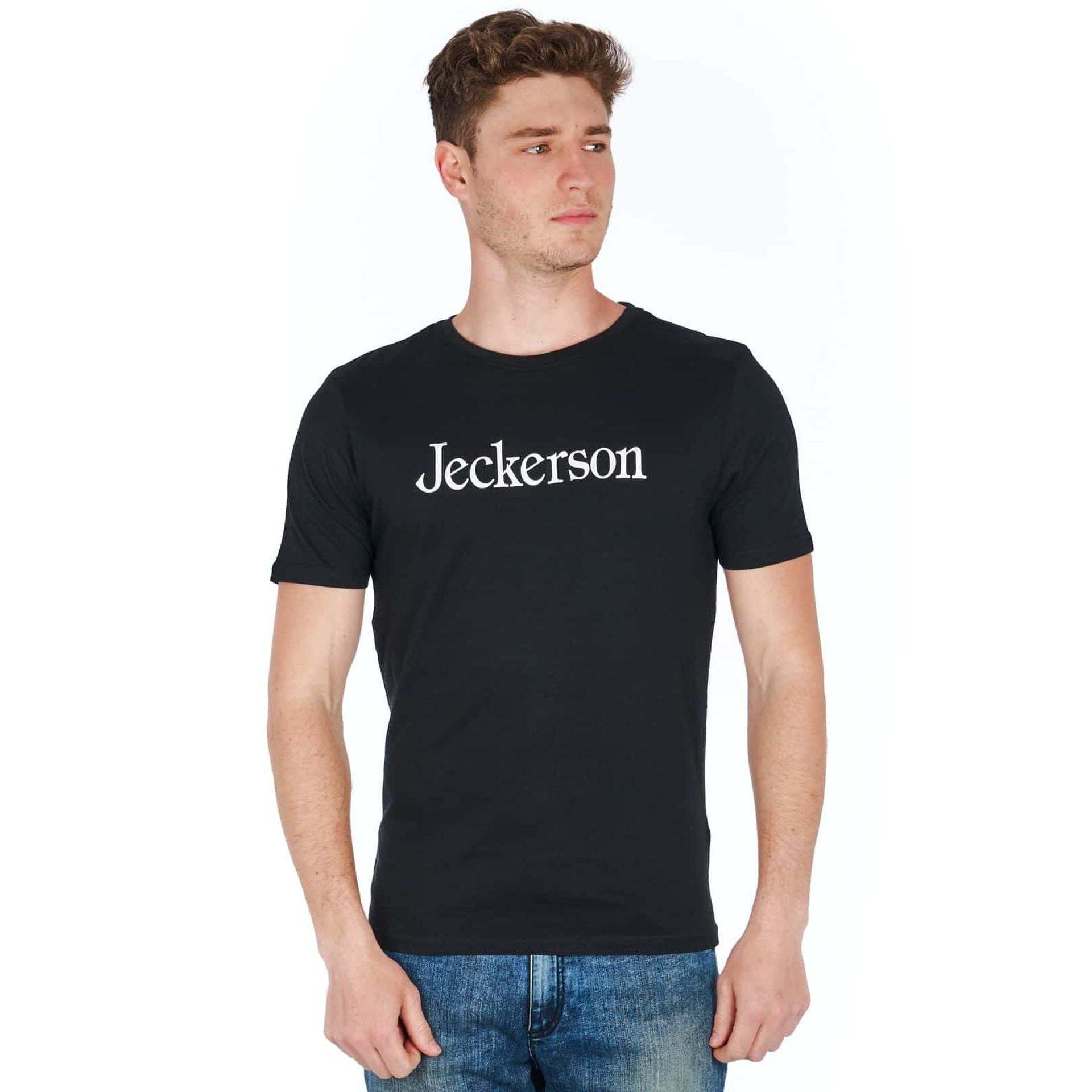 Title 3, Slim-fit T-shirt met korte mouwen en letterprin...