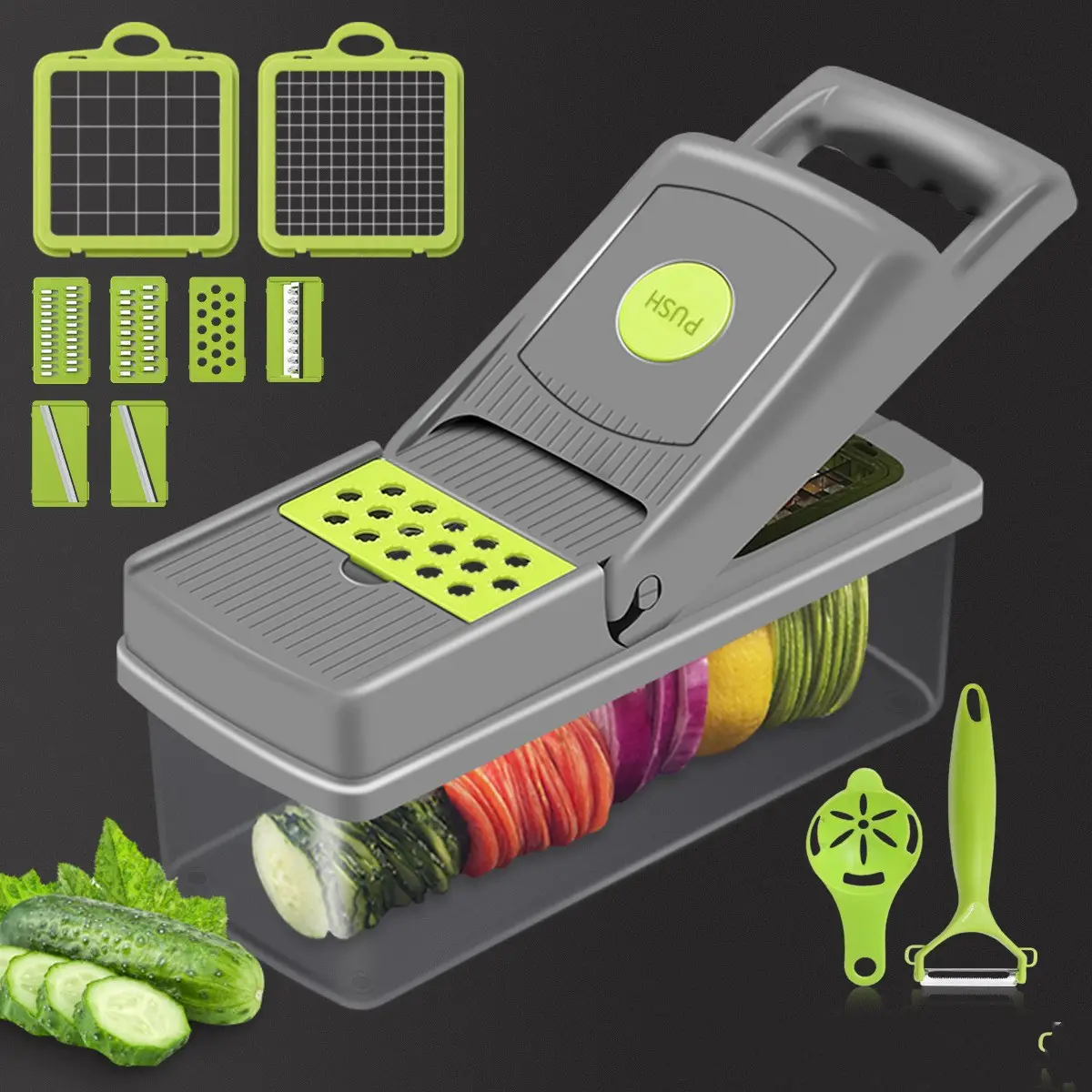 Household Kitchen Gadgets Vegetable Cutter Silk