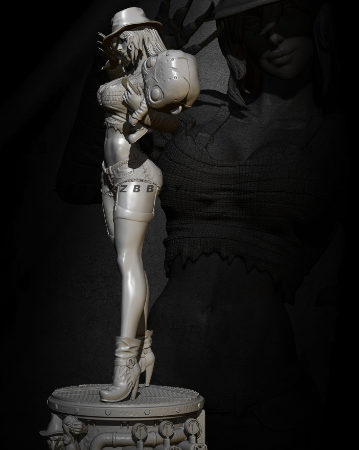 Title 5, Produziert von ZBBOY Night Ghost Girl Resin Sol...