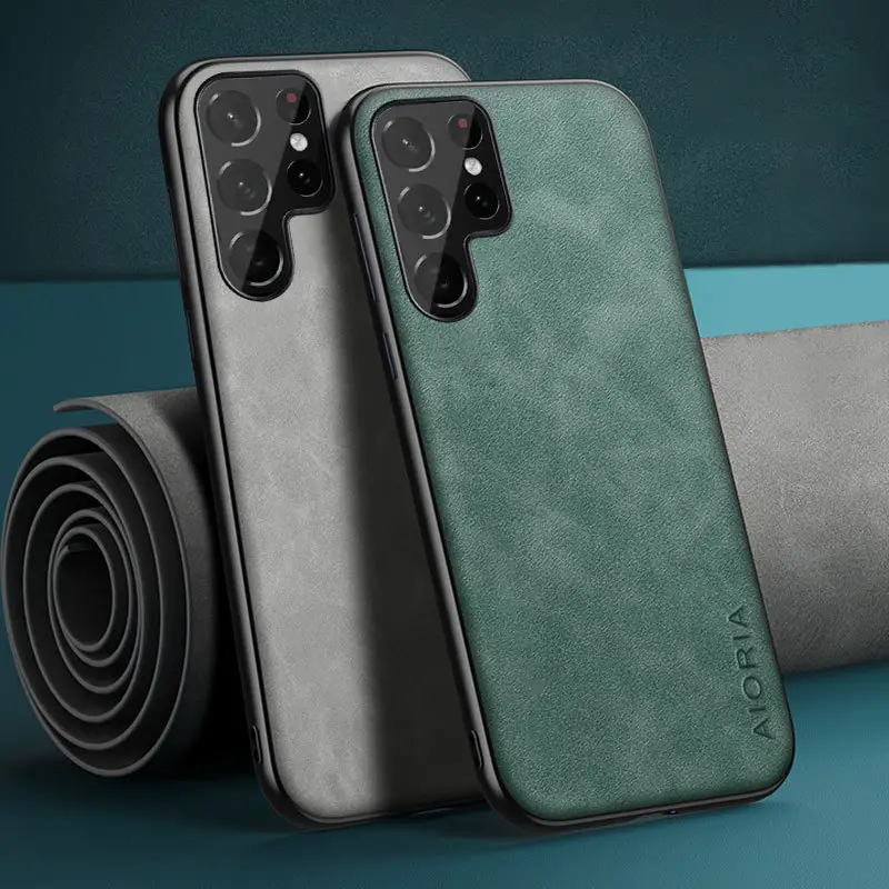 Two in One Trendy Sheepskin Phone Case