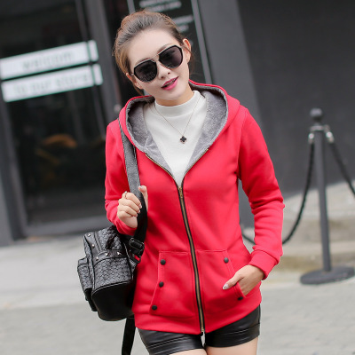 Autumn New Women's Thick Short Coat Red - Shop at LoveMi