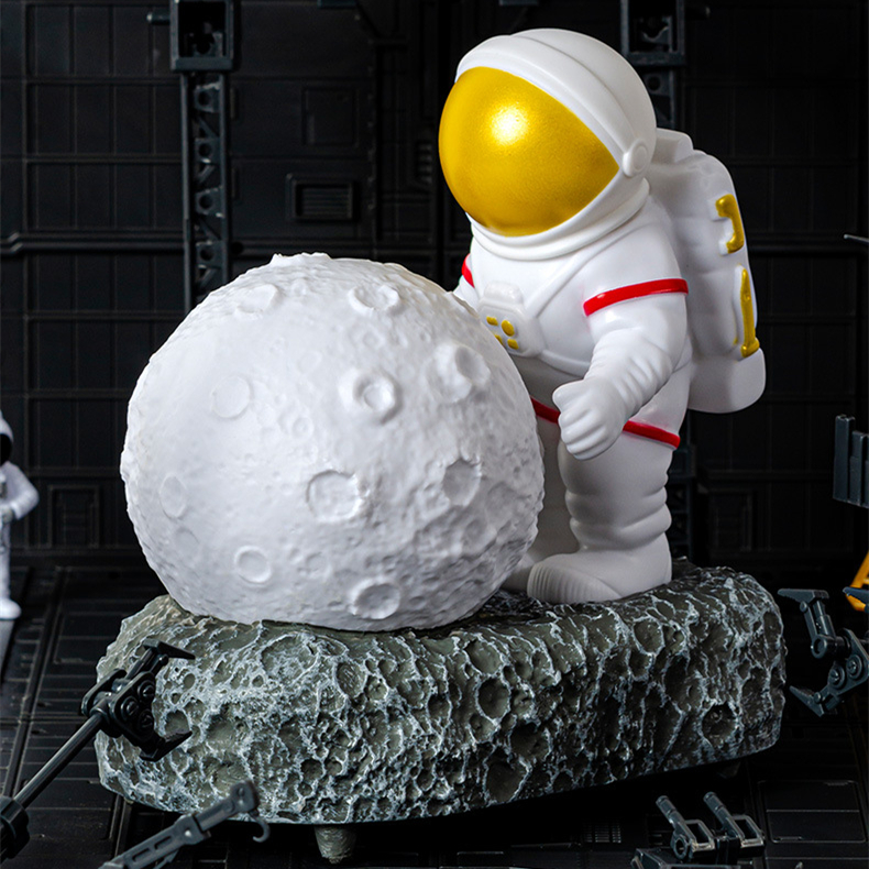 Wireless Speaker Astronaut Desktop Decoration Night Light