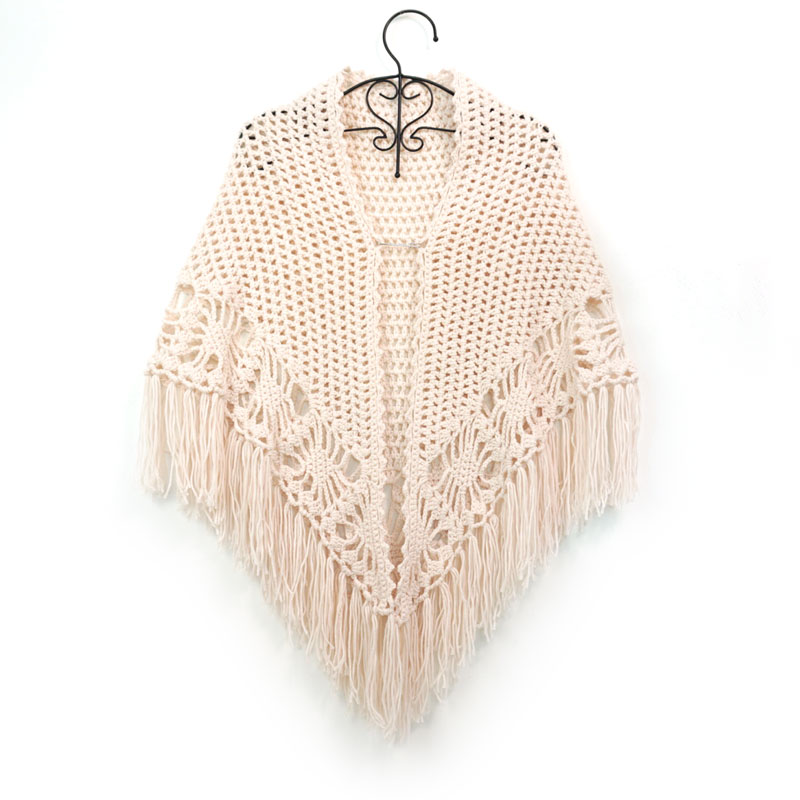 Women's Fashion Simple Solid Color Shawl Outer