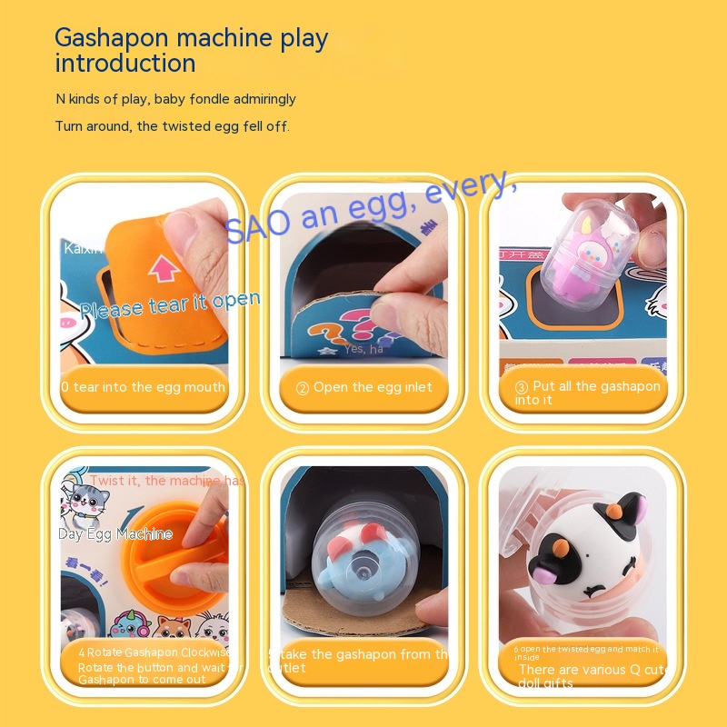 Title 3, Gashapon Machine Tide Play Blind Box Prize Claw...