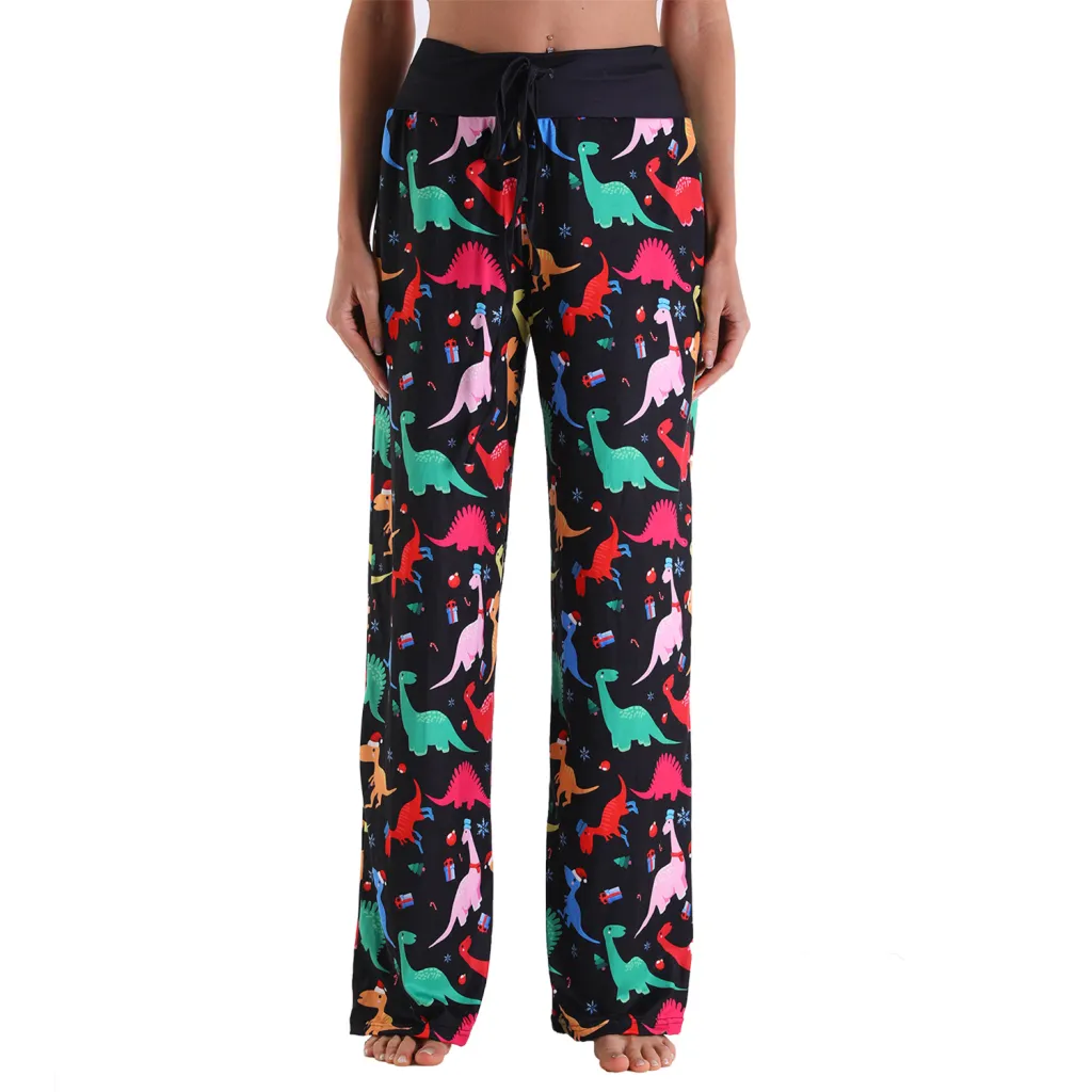 Women's Casual Trousers Loose Lace Camouflage Print - 3Style-L