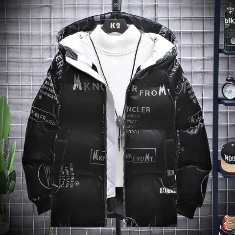 Men's Thick and Warm Cotton Clothes for Teenagers