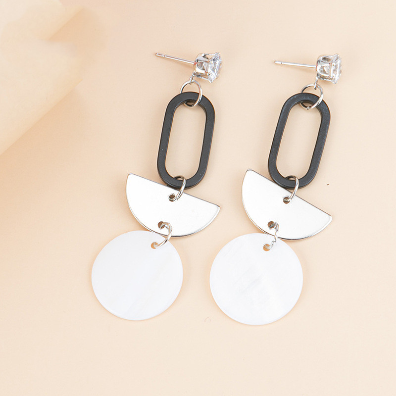 Popular Women's Accessories, Geometric Disc Stitching