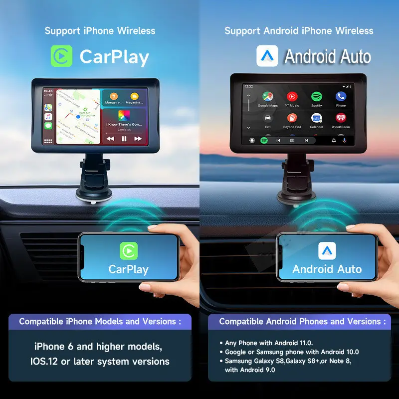 7 IPS Car Smart Screen Wireless Carplay