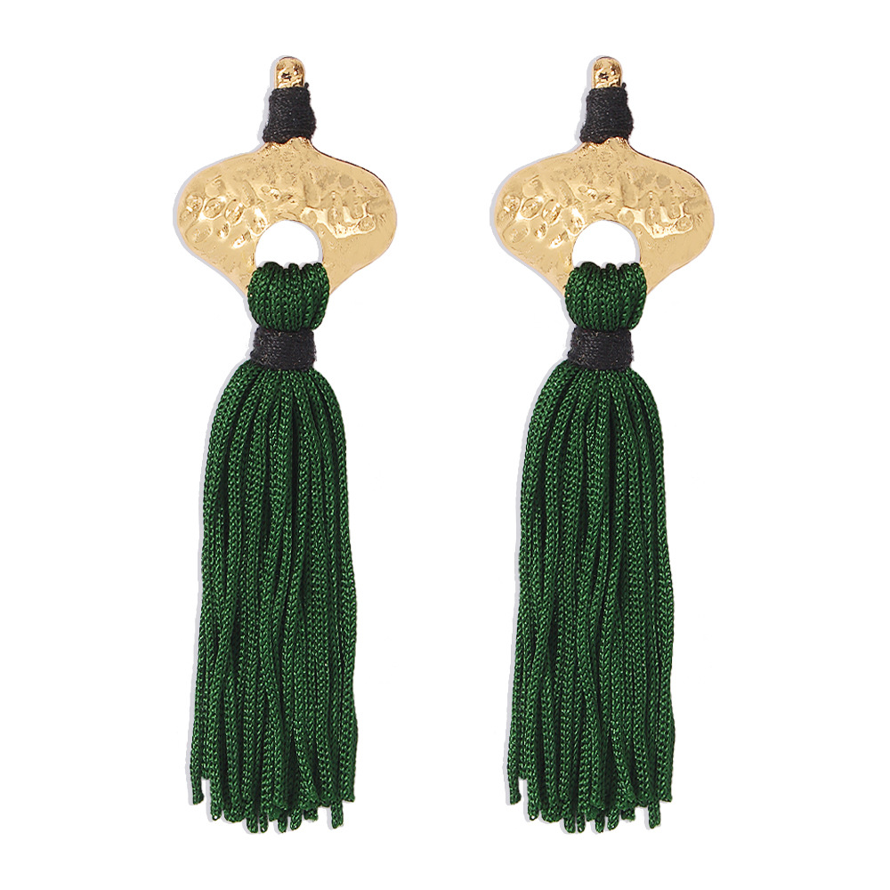 Long Tassel Earrings, Retro Style Stud Earrings For Women