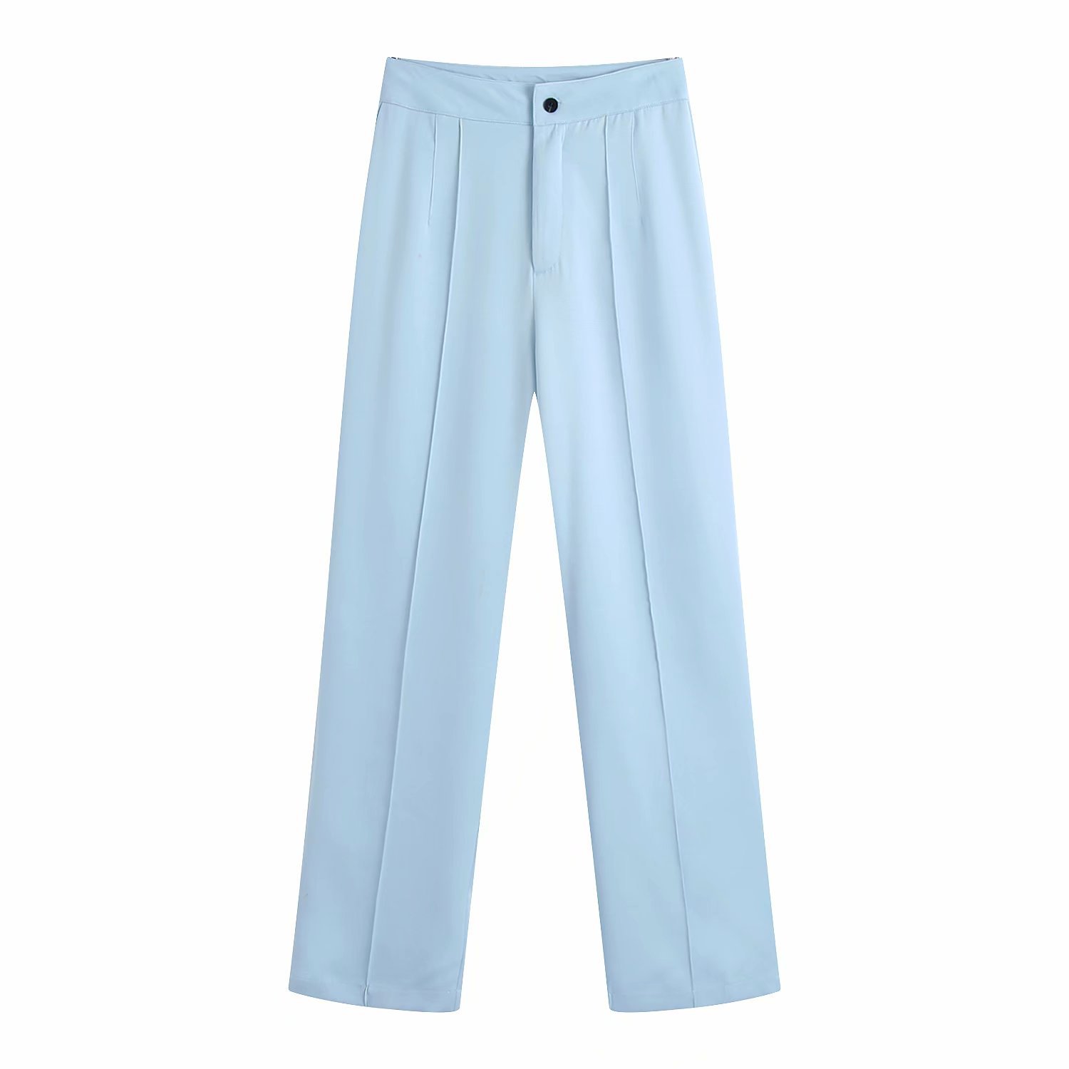 Title 6, Temperament Double-breasted Suit Straight Trousers