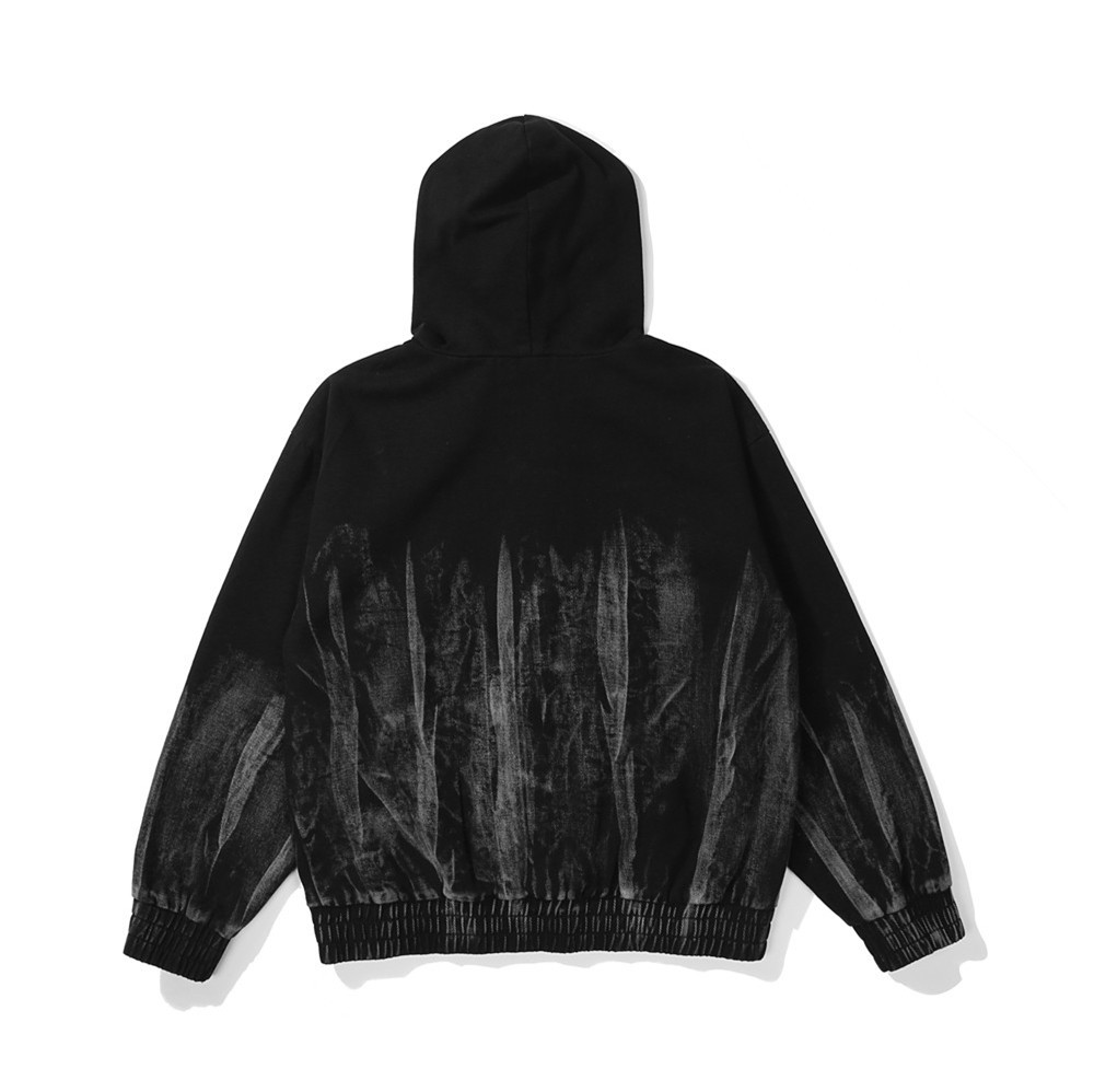 سترة فضفاضة بغطاء رأس من علامة تجارية للأزياء الراقية