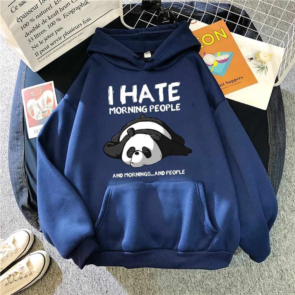 Plush Hooded Sweater Coat Plus Size Hoodie - Navy