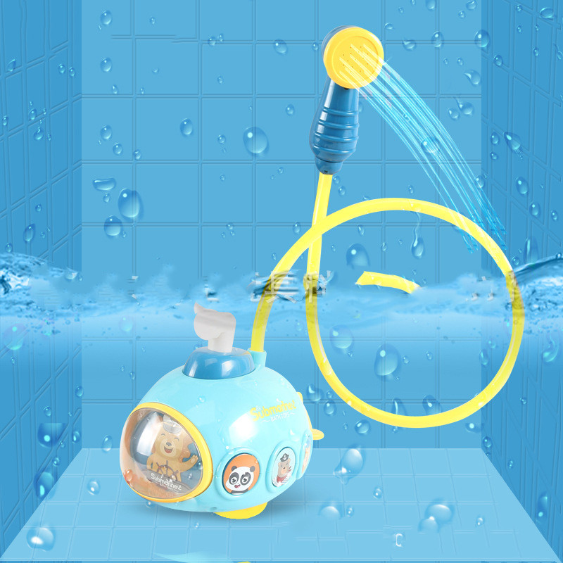 Submarine shower blue