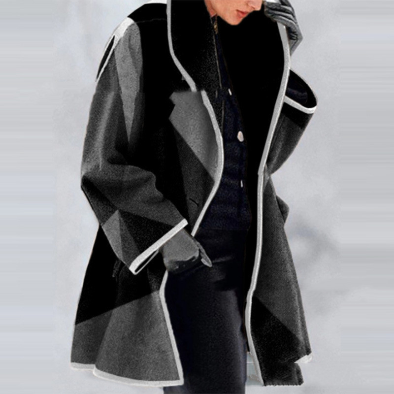 New Women's Medium Long Slim Coat