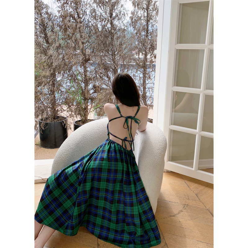 Purely Desired Strap Holiday Photography Mid Length Dress