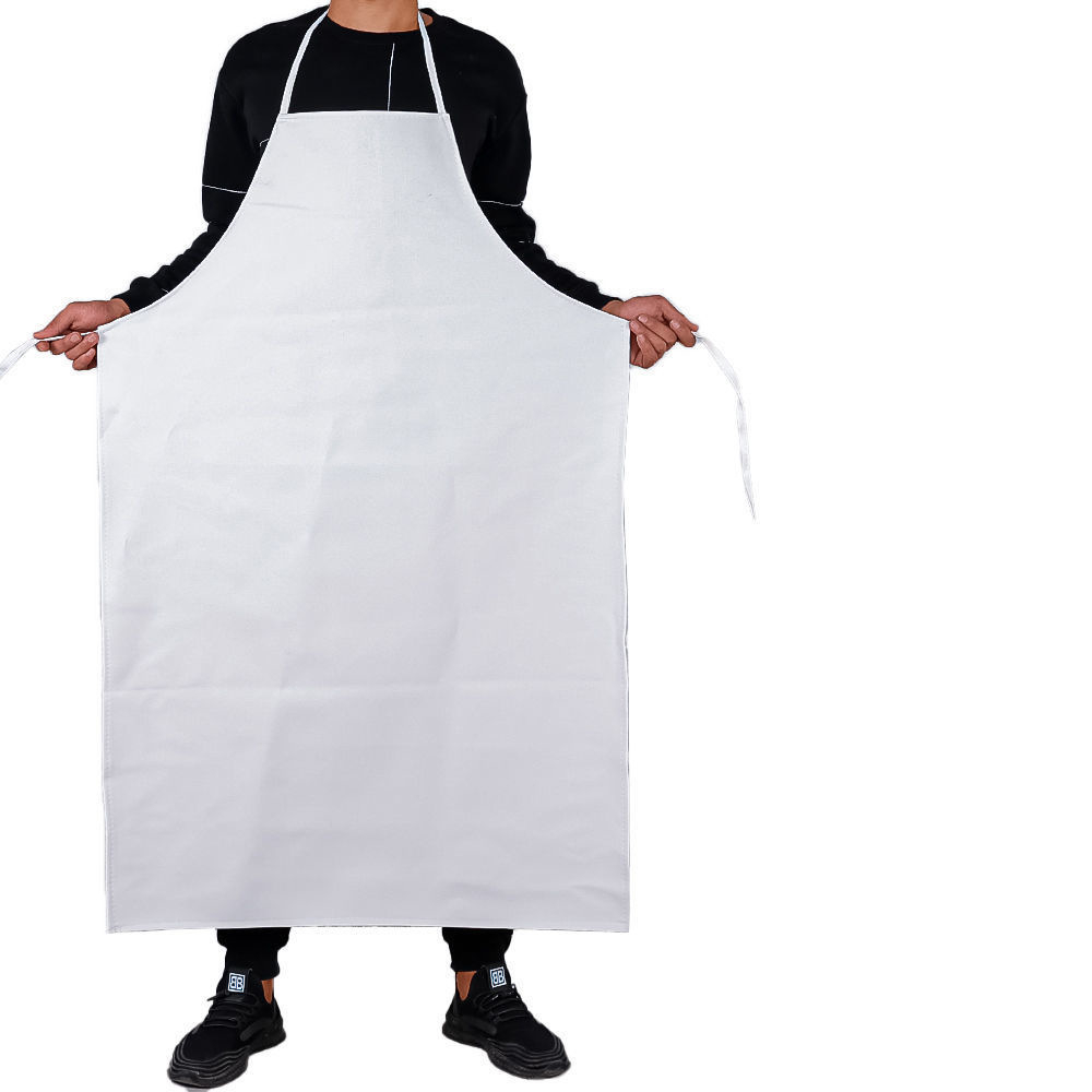 Title 10, PU Leather Oil Proof And Waterproof Apron Men