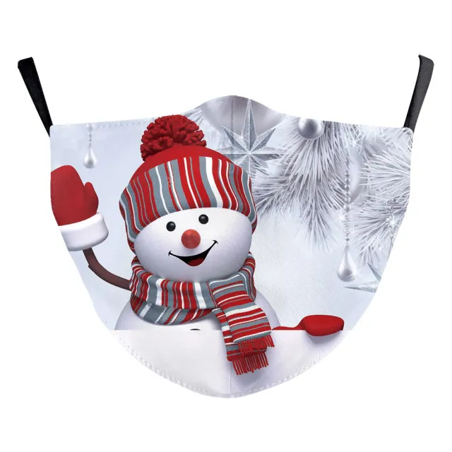 Christmas Digital Printing Creative Design Double Dust Mask B1781604 - Shop at LoveMi