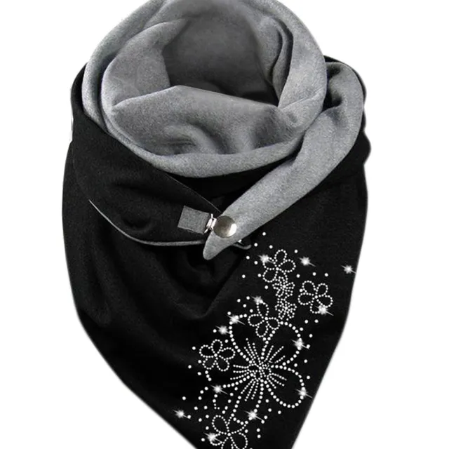 Women's Fashionable Cotton Warm Button Scarf - Shop at LoveMi