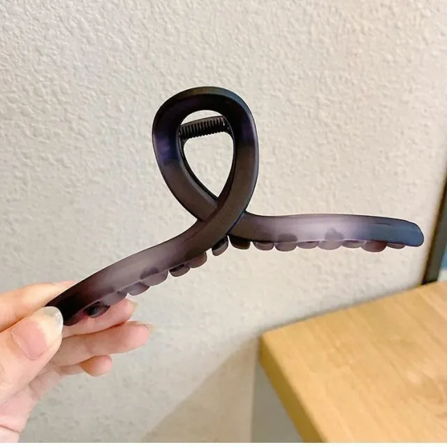 Large Clip Female Retro Head Ink Grey - Shop at LoveMi