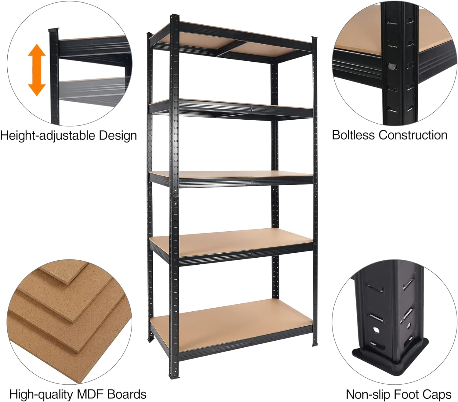 2000 Lb Capacity Garage Storage Rack Heavy-duty image 5