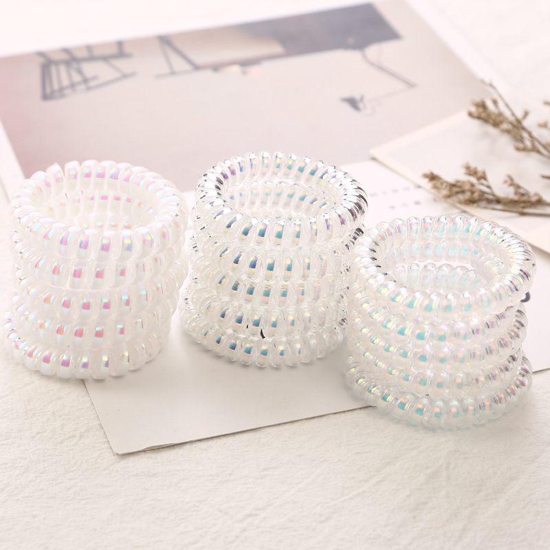 Shining Telephone Line Hair Ring Girl