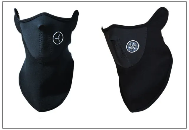 Outdoor Cold Proof Motorcycle Face Mask Black - Shop at LoveMi
