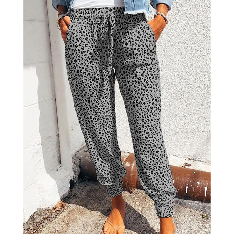 European And American Loose Printed Casual Pants