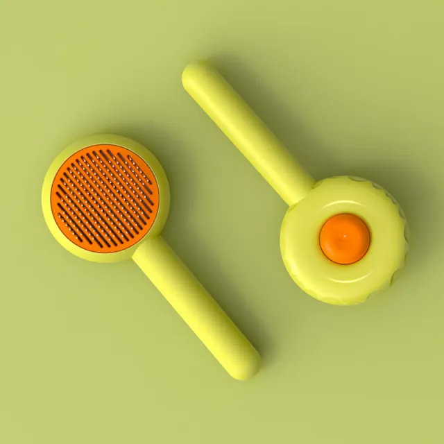 Donut Hair Removal Massage Needle Comb Pet Supplies Green - Shop at LoveMi
