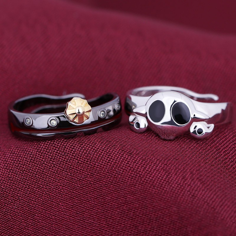 Title 5, Fashion Periphery Pair Ring Silver Jewelry. Mod...